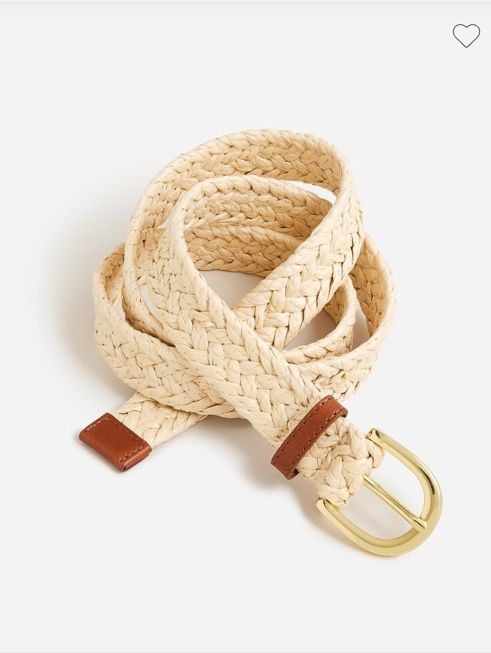 JCrew Classic Woven Belt XS/S NWT